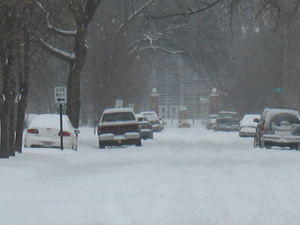 Winter in downtown Aberdeen