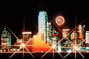 Dallas at night